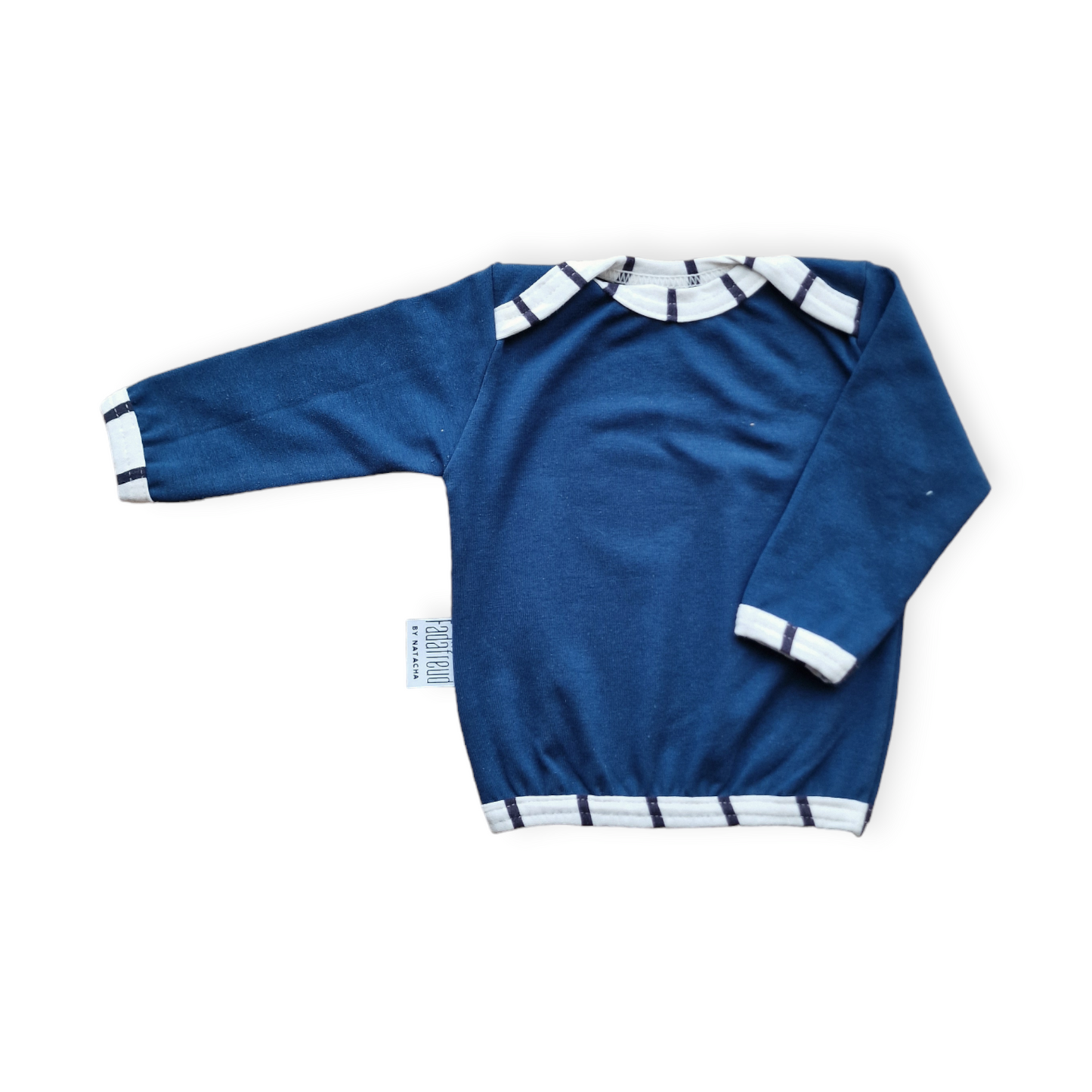 Pullover blau gestreift